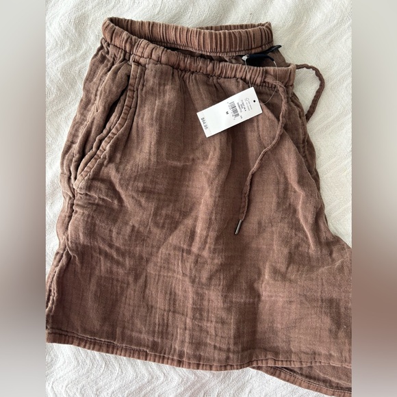 Brown GAP cotton gauze easy shorts - Picture 3 of 3